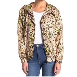 Elodie Leopard Print Bomber Jacket